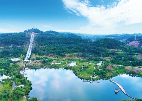 资阳乐至：生态与富民并进，，，，绿色与昌盛同辉